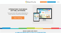 Desktop Screenshot of mybrainfitlife.com